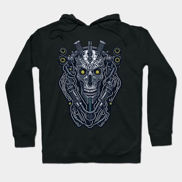 Cyborg Heads S03 D18 Hoodie by Houerd